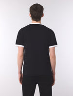 Black Melrose Ringer T-Shirt