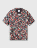 Red Bonamassa Paisley Short Sleeve Shirt
