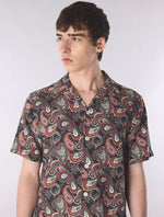 Red Bonamassa Paisley Short Sleeve Shirt