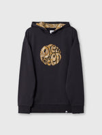 Black Hermosa Paisley Logo Hoody