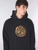 Black Hermosa Paisley Logo Hoody