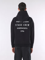 Black Knebworth Graphic Hoody