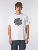 White Rave On Paisley Logo T-Shirt