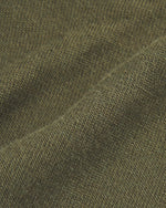Khaki Merino Blend Quarter Zip