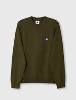Khaki Merino Blend Crew