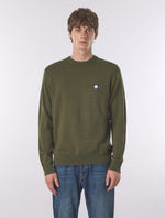 Khaki Merino Blend Crew
