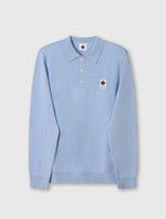 Sky Blue Merino Blend Polo