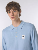 Sky Blue Merino Blend Polo