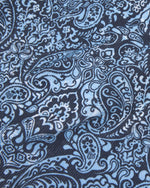 Blue Rave On Paisley Smock