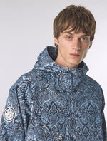Blue Rave On Paisley Smock