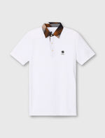 White Strobe Polo