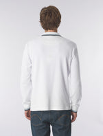White Kingsleigh Long Sleeve Polo