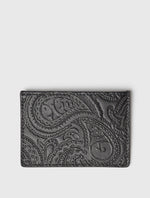 Black House Paisley Card Holder