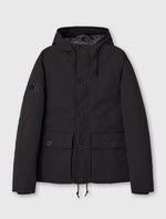 Black Coldwave Short Parka