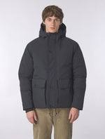 Black Coldwave Short Parka