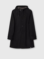 Black Wardour Wool Blend Parka