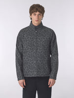 Black Voltaire Wool Blend Harrington