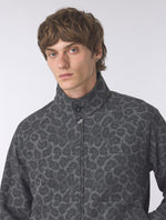 Black Voltaire Wool Blend Harrington