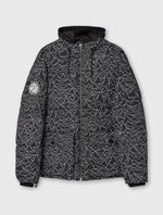 Black Pulsar Puffer Jacket