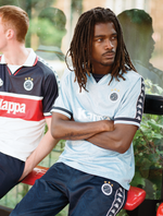 Blue Pretty Green x Kappa Home Maine Road Football Top