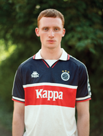 White Pretty Green x Kappa Away Maine Road Football Top