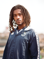 Navy Pretty Green x Kappa Maine Road Hooded Jacket