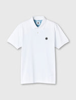 White Jersey Polo