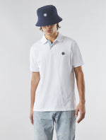White Jersey Polo