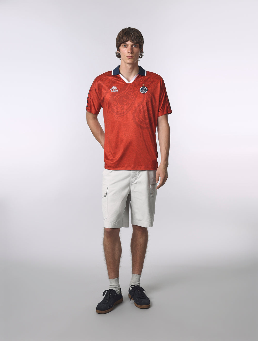 Red Pretty Green x Kappa Away World Cup Football Top
