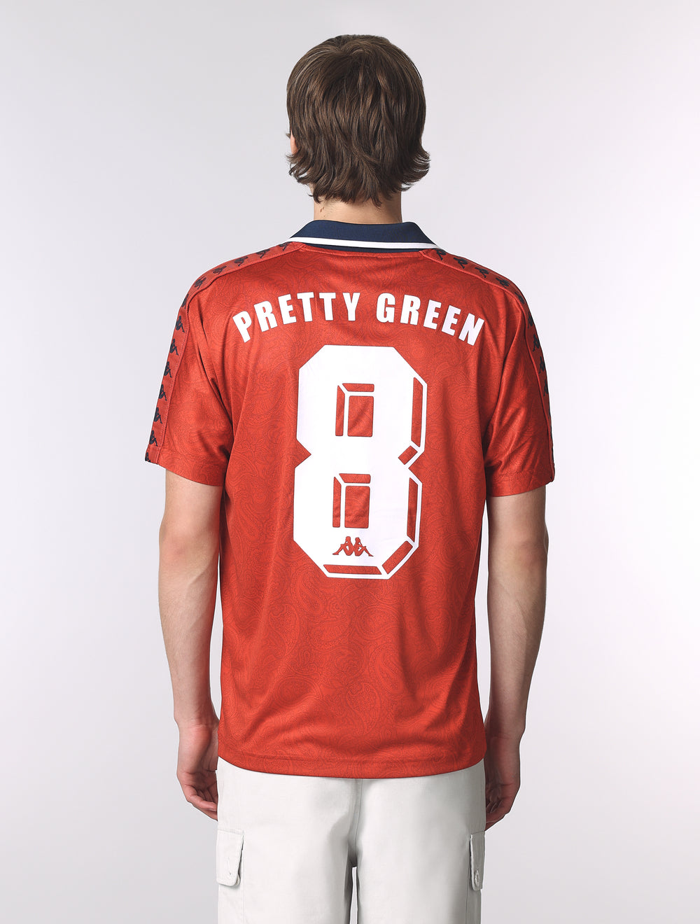 Red Pretty Green x Kappa Away World Cup Football Top