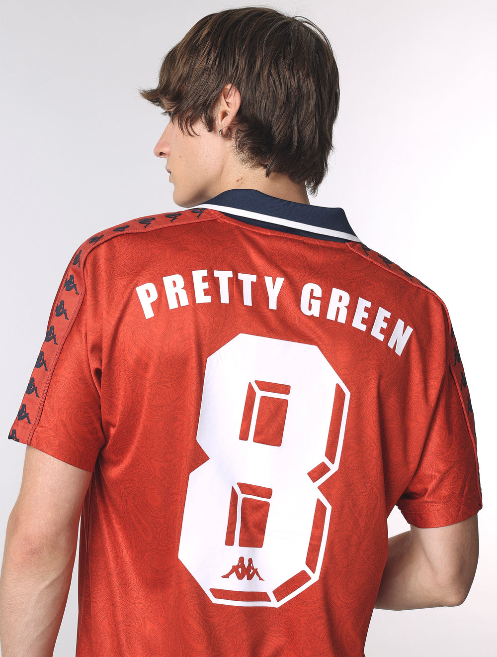Red Pretty Green x Kappa Away World Cup Football Top