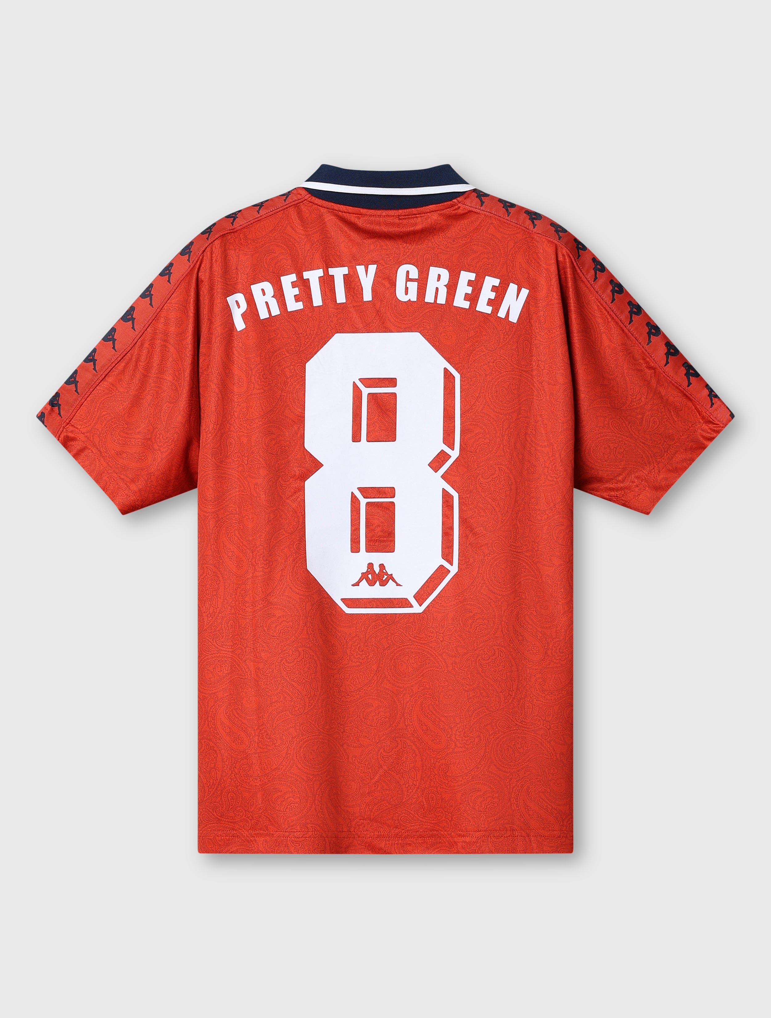 Red Pretty Green x Kappa Away World Cup Football Top – Pretty