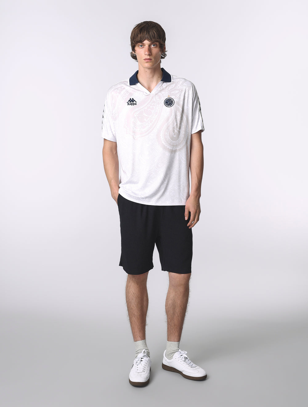 White Pretty Green x Kappa Home World Cup Football Top