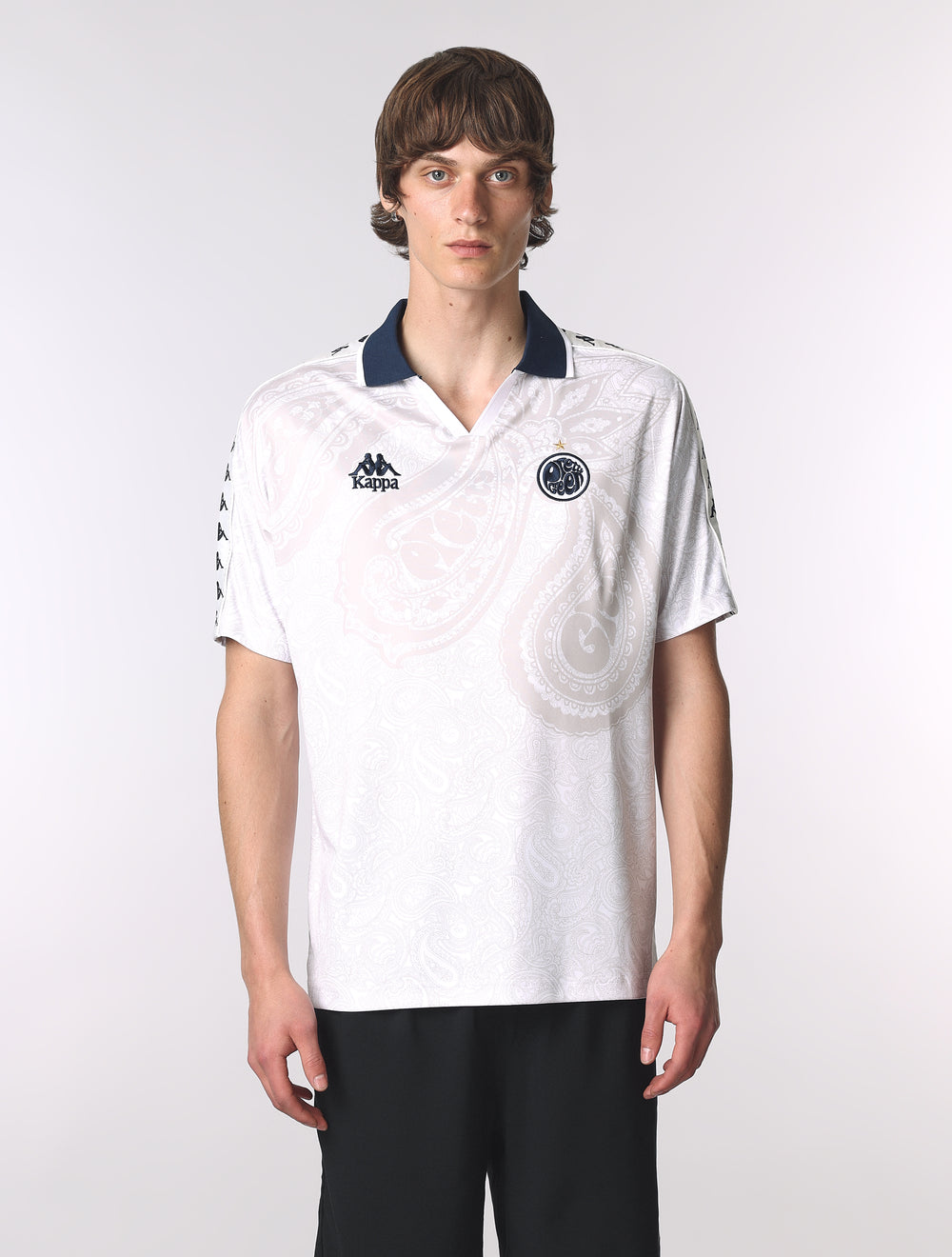 White Pretty Green x Kappa Home World Cup Football Top