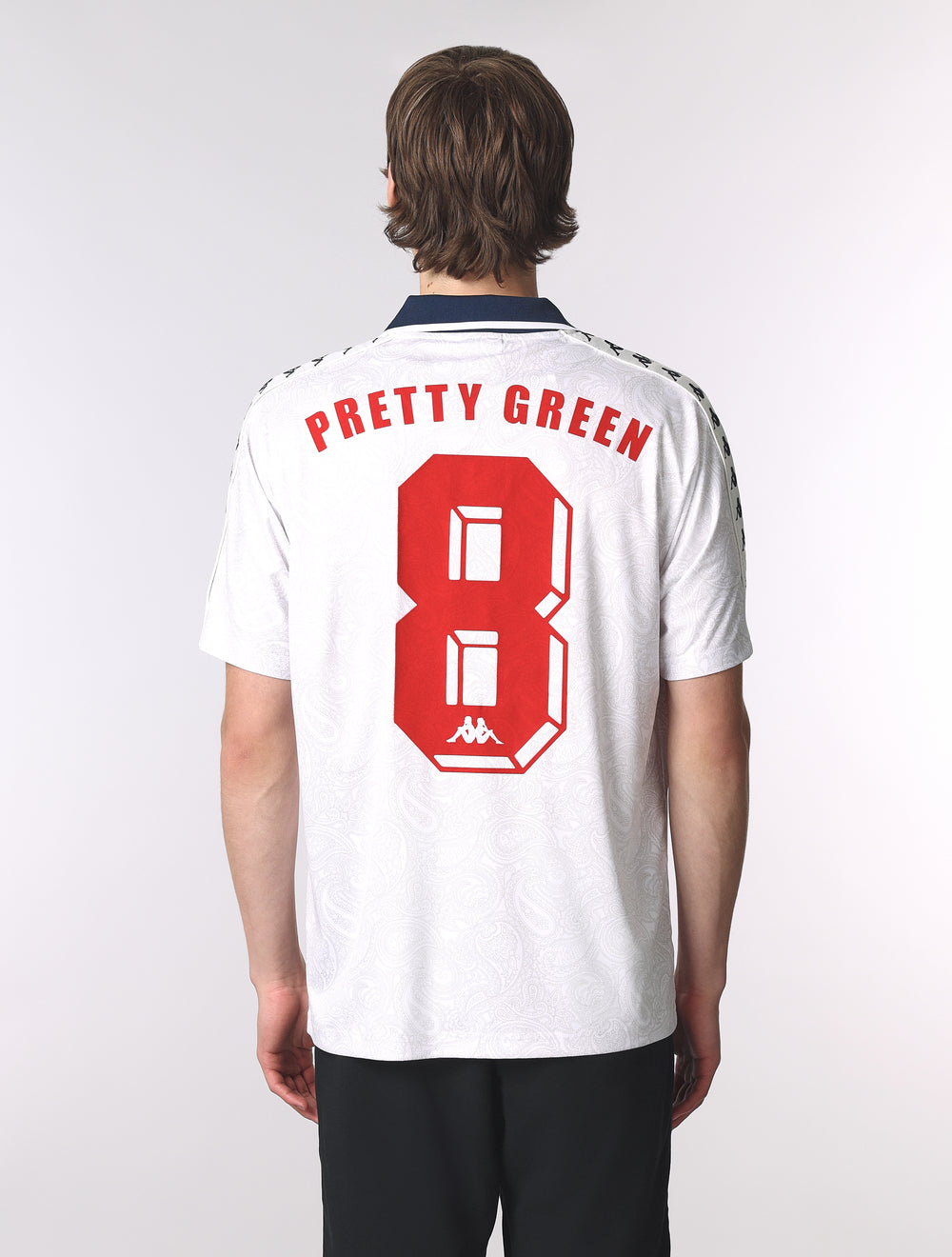 White Pretty Green x Kappa Home World Cup Football Top