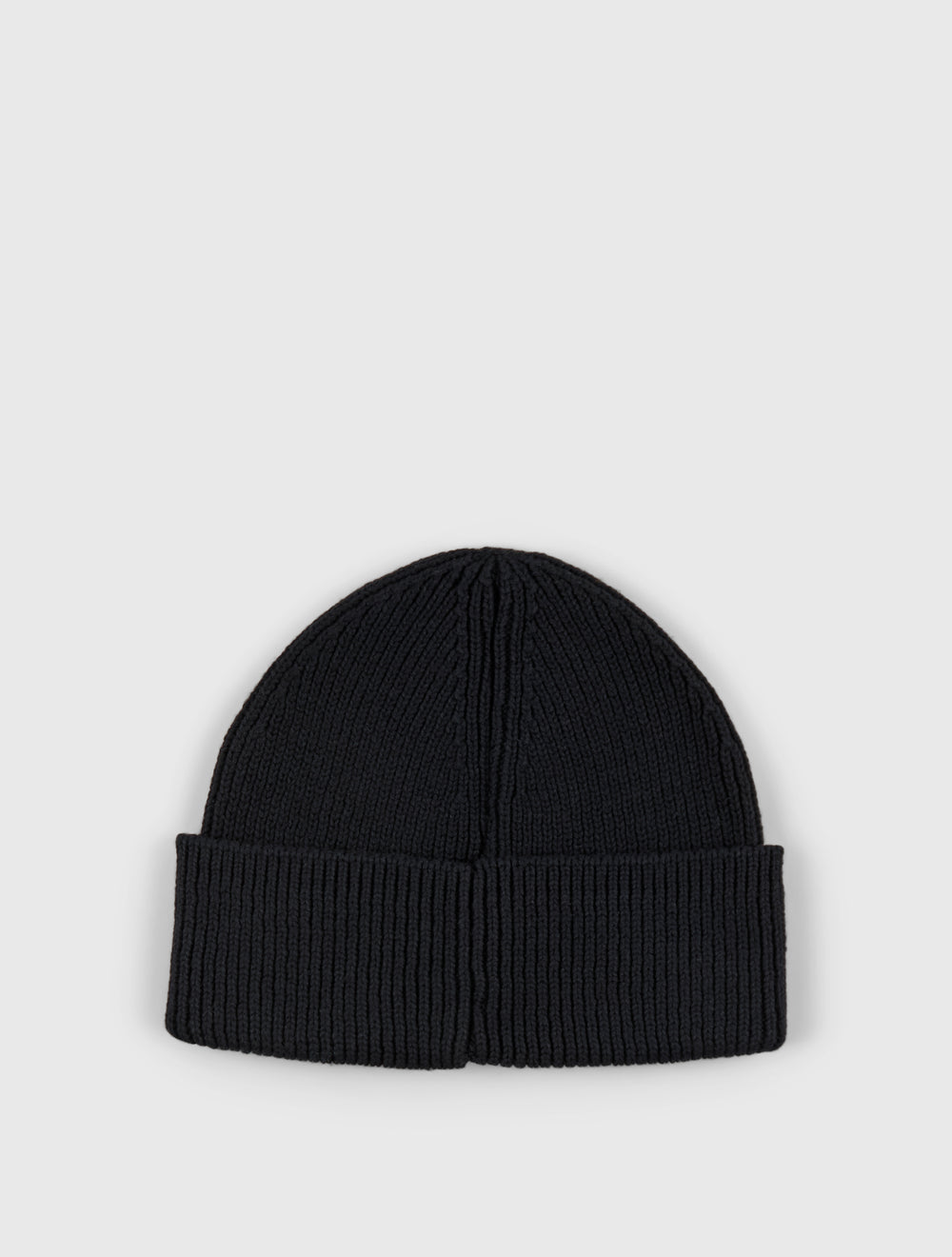 Black Logo Knit Beanie