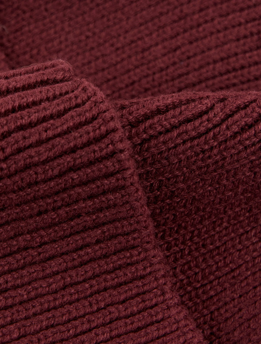 Burgundy Logo Knit Beanie