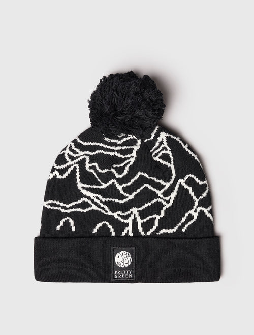Black Pulsar Bobble Hat