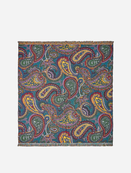 Multi House Paisley Blanket