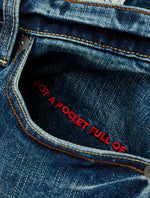 6 Month Wash Burnage Regular Fit Jeans