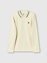 Light Grey Barton Long Sleeve Polo
