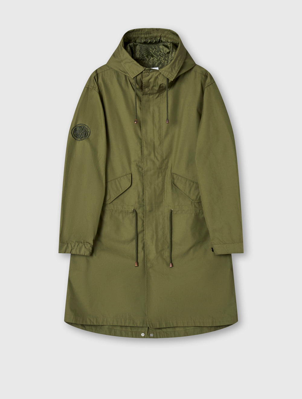 Khaki Walker Oversized Parka – Pretty Green Store