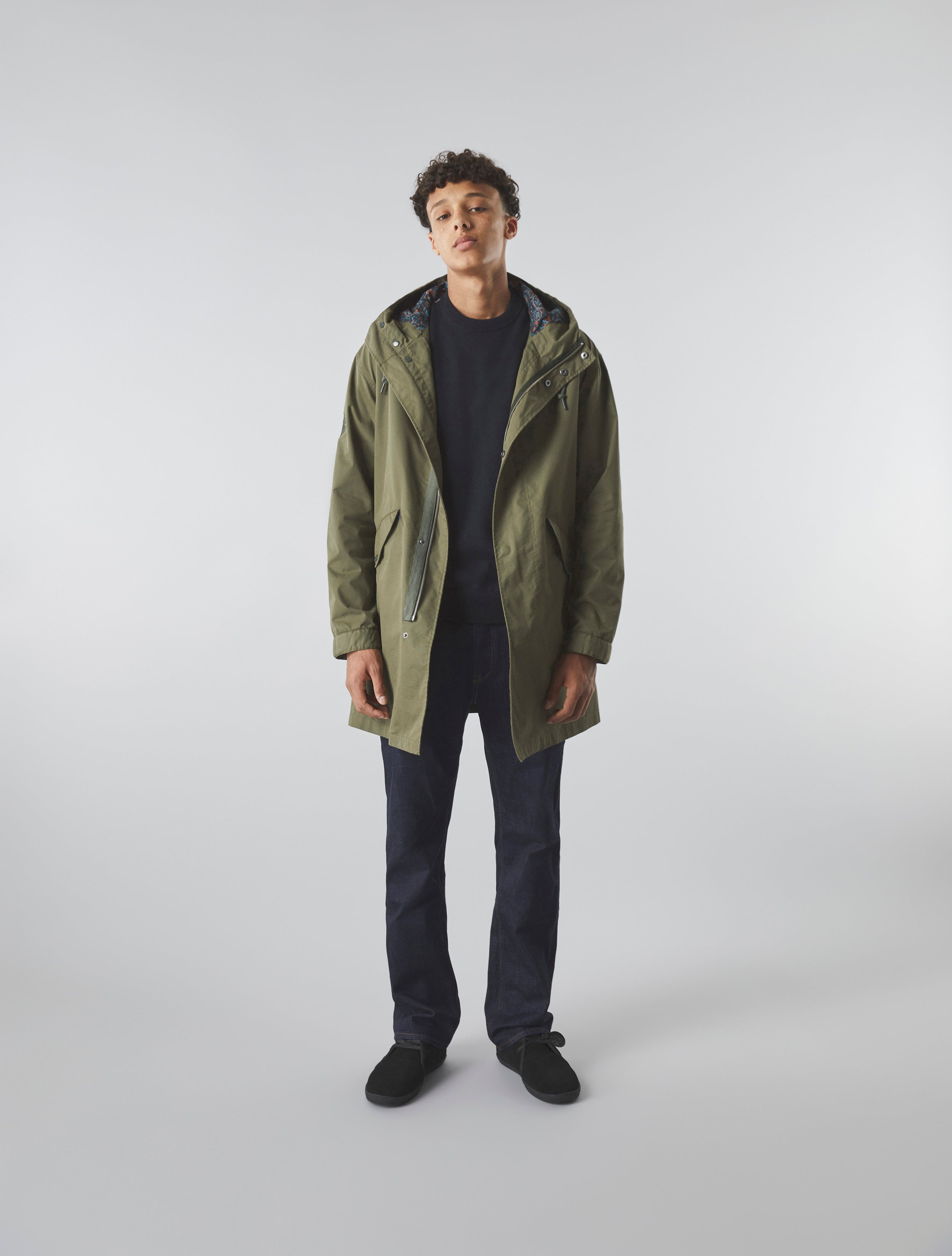 Pretty green overhead jacket khaki deals