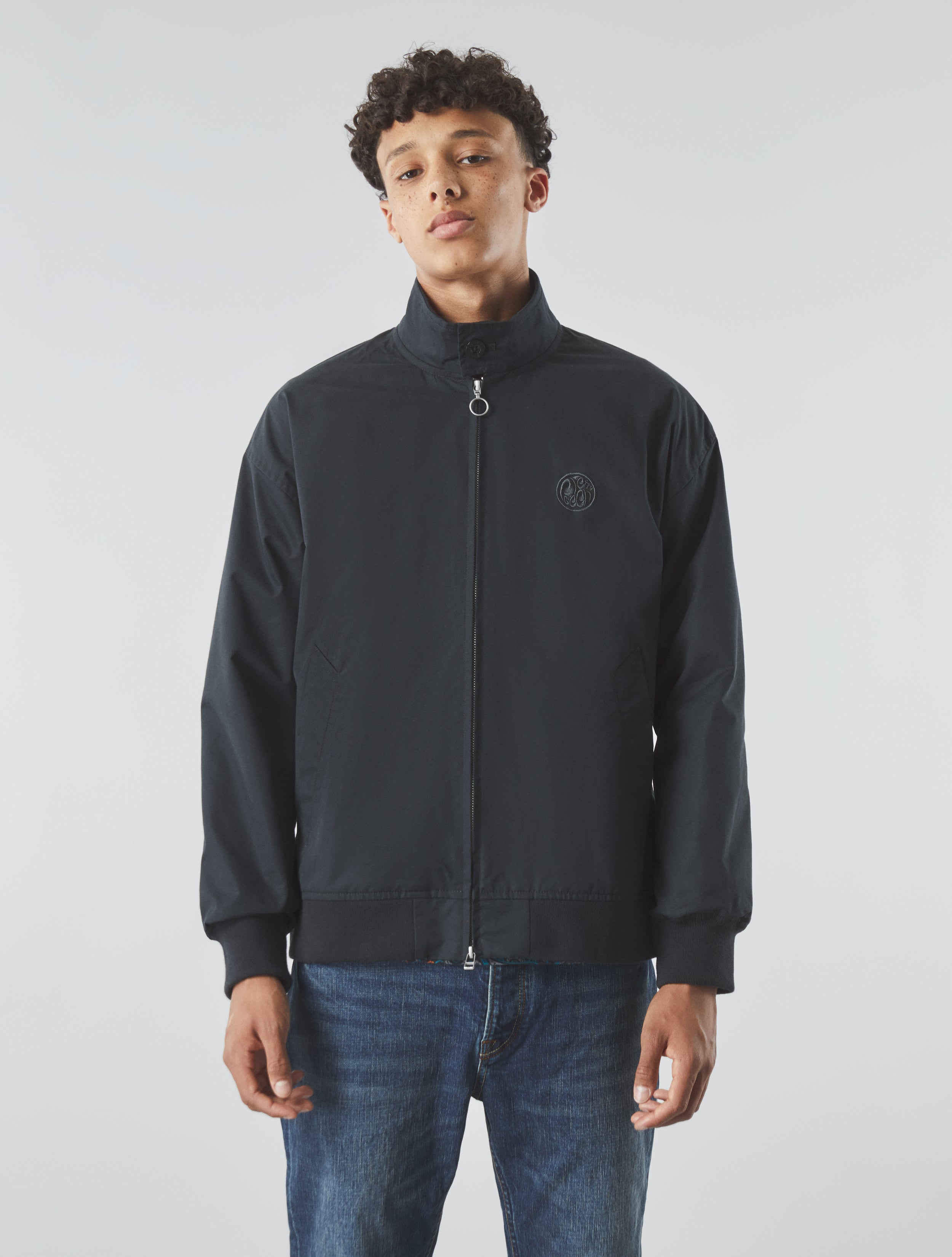 Black Walker Harrington Pretty Green Store