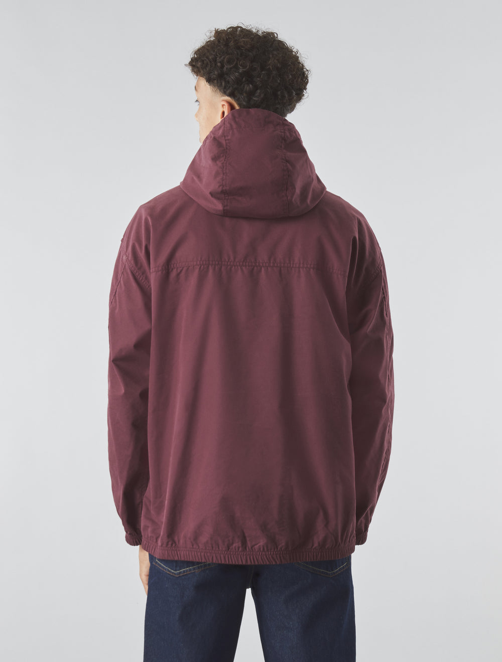 Burgundy Lewis Overhead Jacket