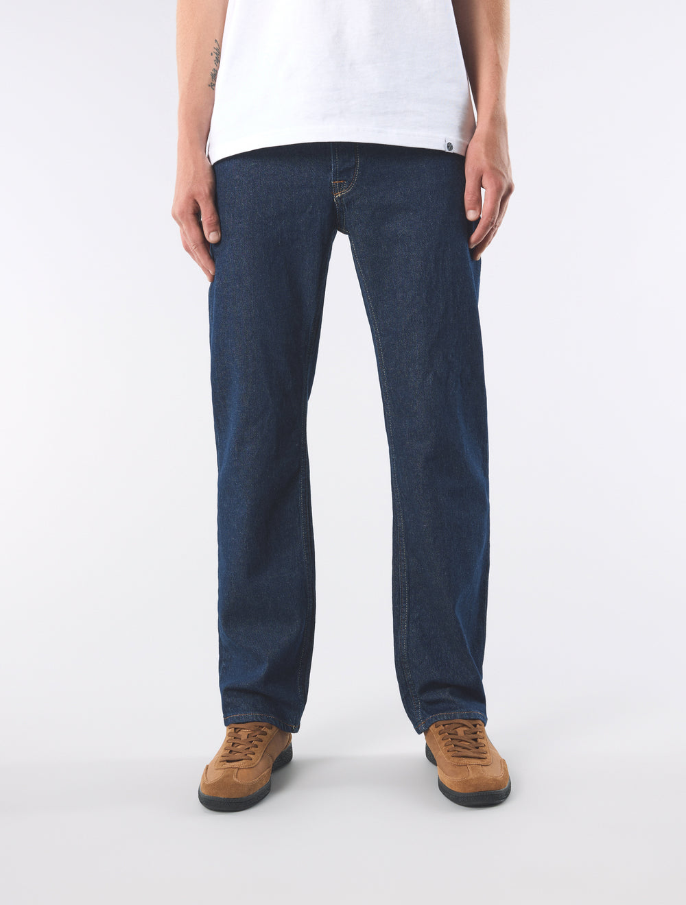 Rinse Wash Burnage Regular Fit Jeans