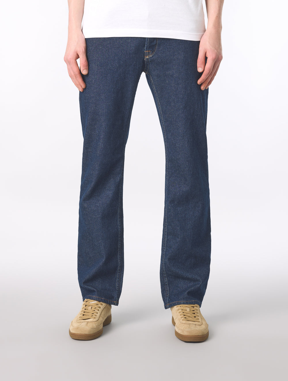 Rinse Wash Burnage Regular Fit Jeans