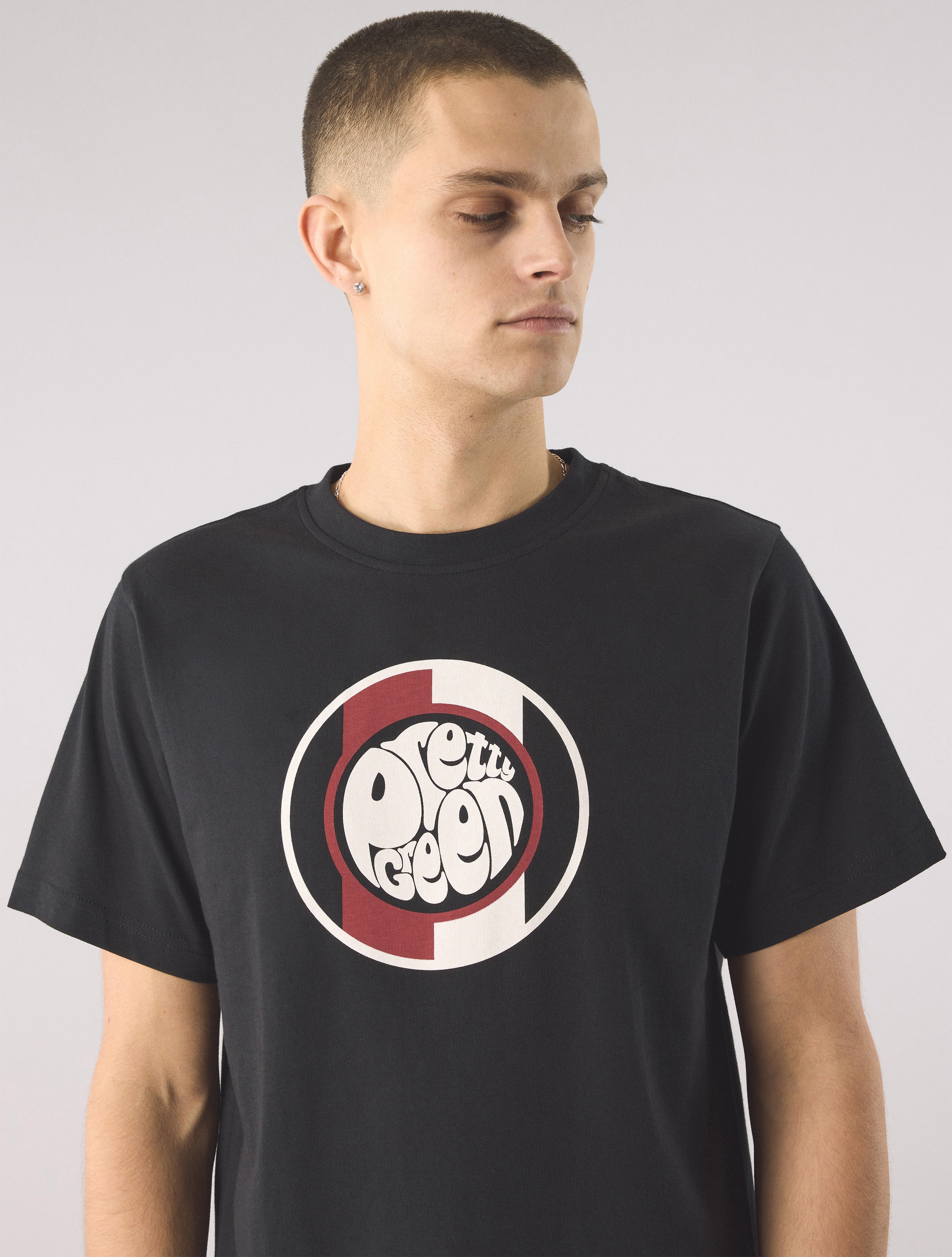 Black Tilby Logo T-shirt – Pretty Green Store