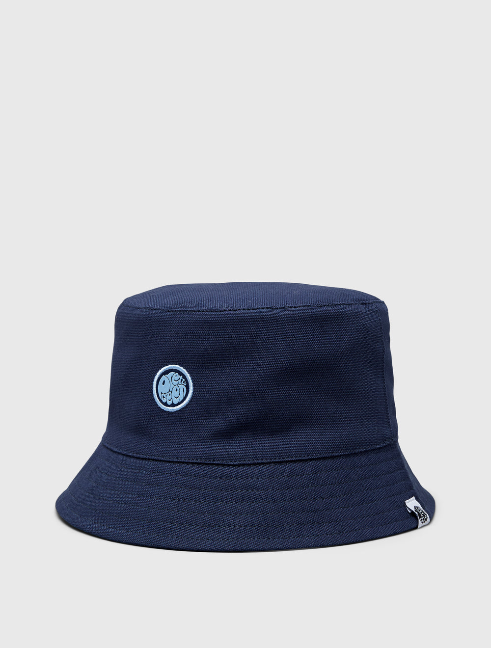 Navy Tonal Paisley Reversible Bucket Hat