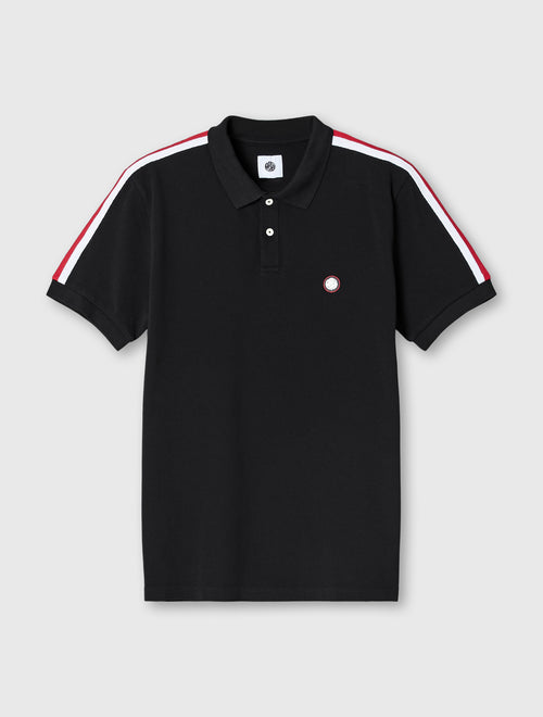 Black Tilby Tape Polo